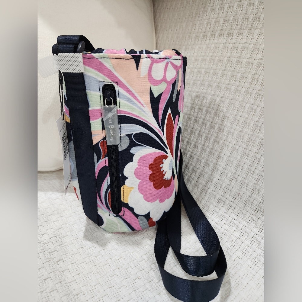 Vera Bradley Lighten Up Water Bottle Crossbody NWT